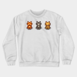 Stardew Valley Pets: 3 Cats Crewneck Sweatshirt